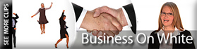 Business on white
